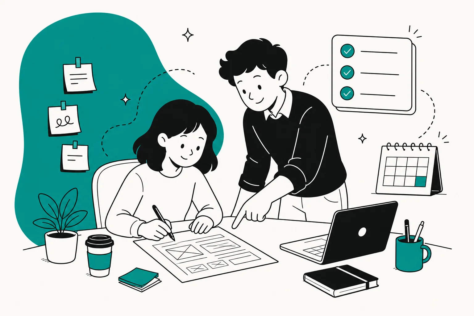 Bạn mới vào nghề BA luyện tập vẽ wireframe cùng mentor